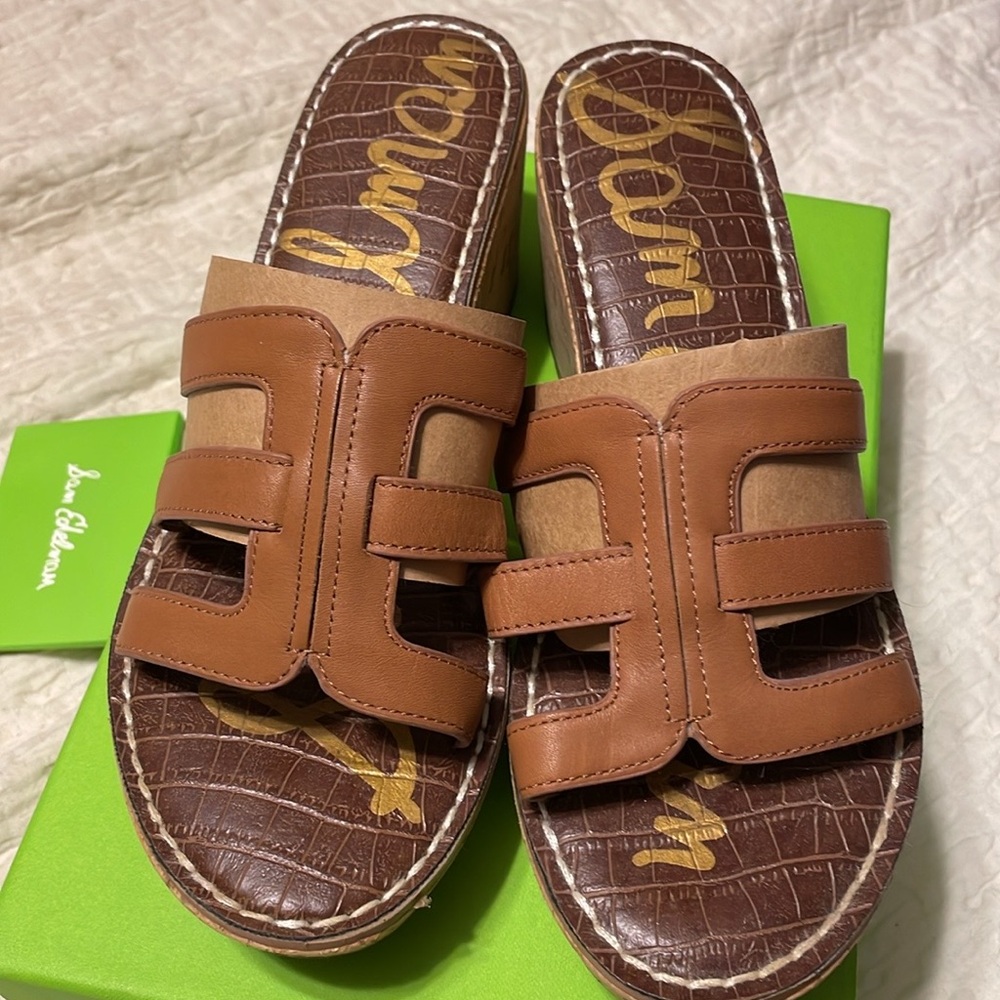 Sam Edelman Rolita wedges UEC, size 9 Brown